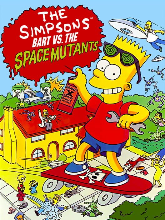 Simpsons, The: Bart vs. the Space Mutants cover art