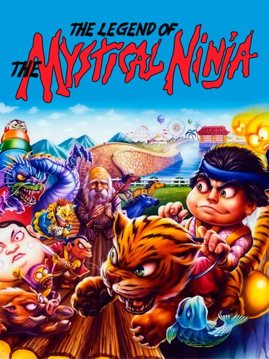 Legend of The Mystical Ninja, The cover art