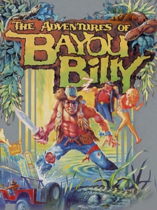 Adventures of Bayou Billy, The cover art