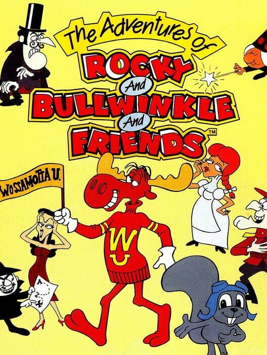 Adventures of Rocky and Bullwinkle and Friends, The cover art
