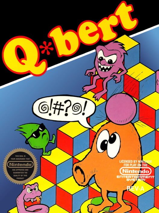 Q*bert cover art